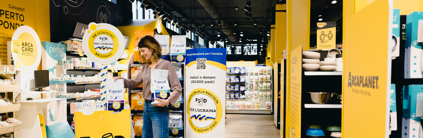 Foodstock Challenge per l'Ucraina: donati 320.000 pasti!